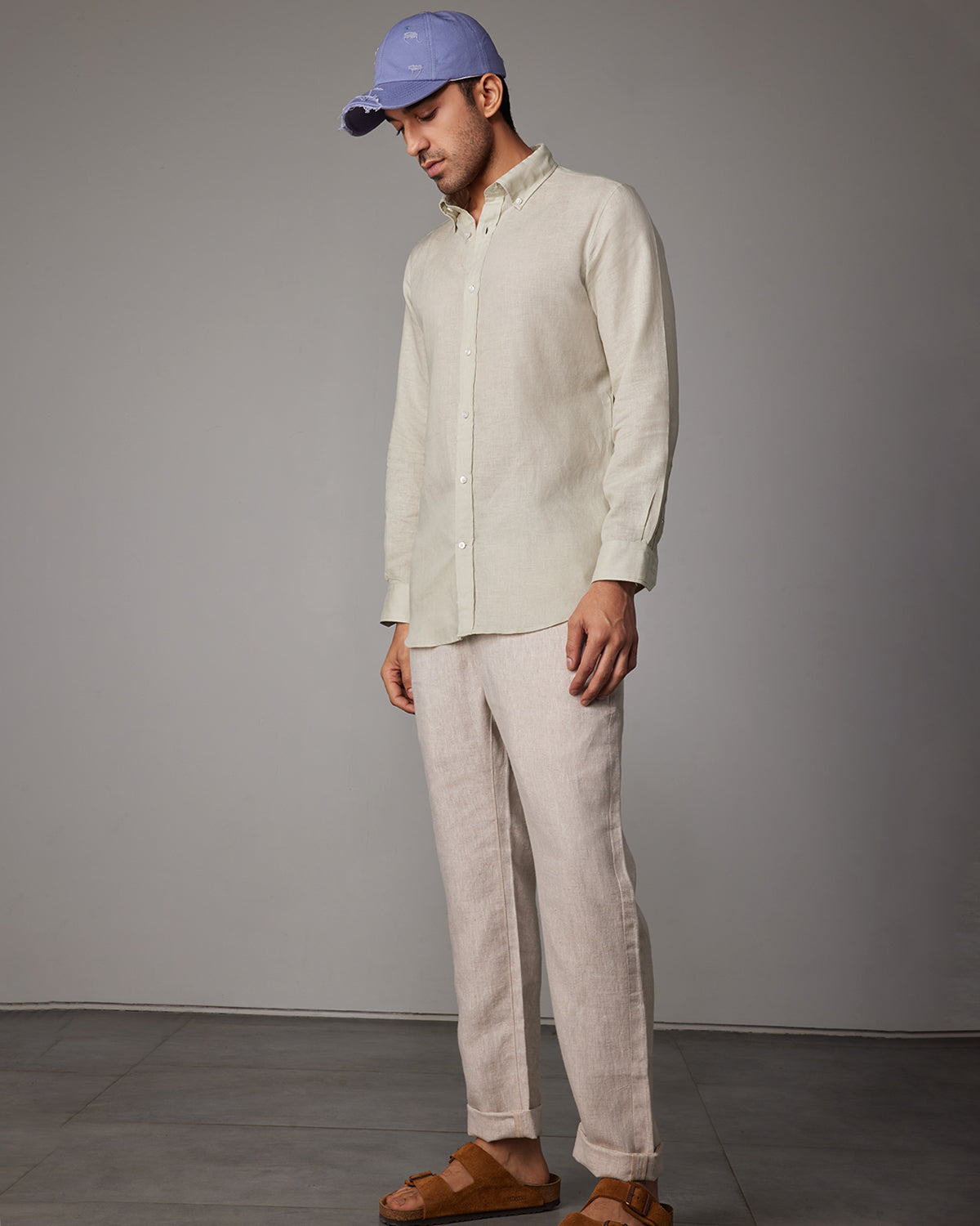 Green Apple Soft Linen Shirt