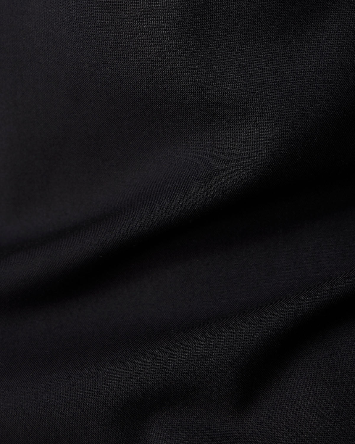 Easy-Care Stretch Twill Shirt - Black