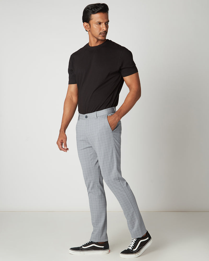 Flex 4-Way Stretch Knit Pants - Grey
