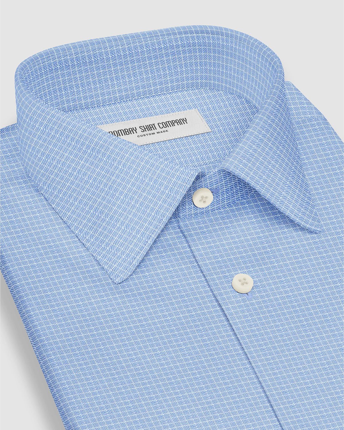 Harwood Twill Checked Shirt - Blue & White
