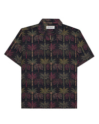 Shadowpalm Cotton Silk Printed Shirt - Multicoloured