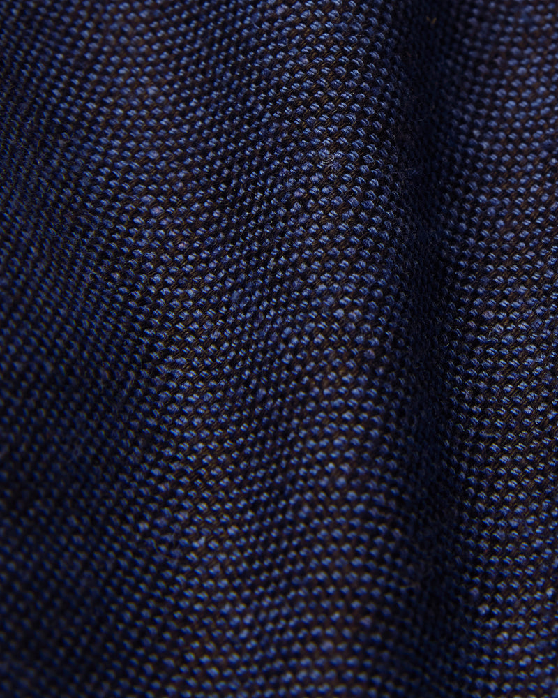 Ethereal Cotton Linen Neapolitan Dress Pants - Navy