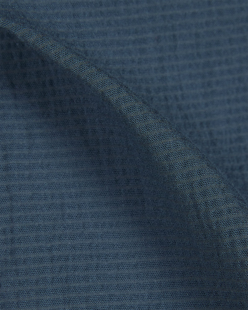 Blue Seersucker Shirt
