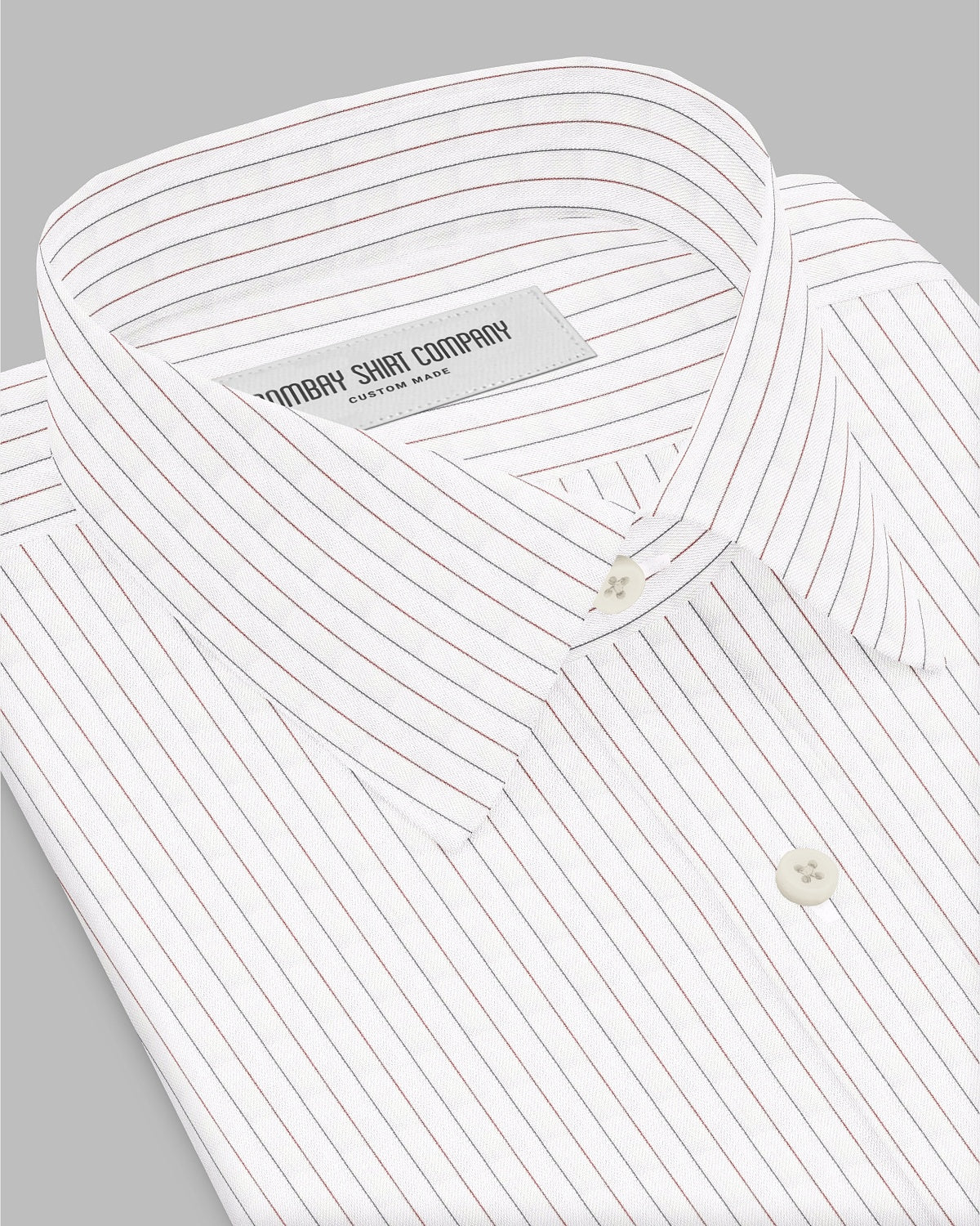 Silverstone Dobby Striped Shirt - Red & Grey