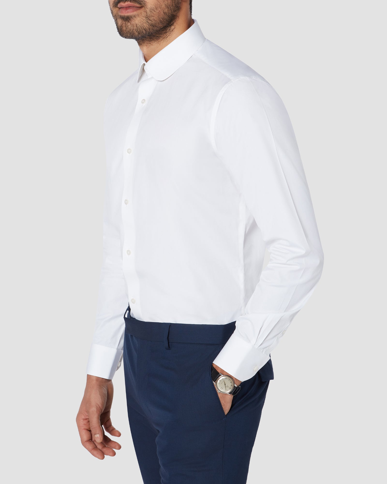 Soktas Ice White Poplin Shirt