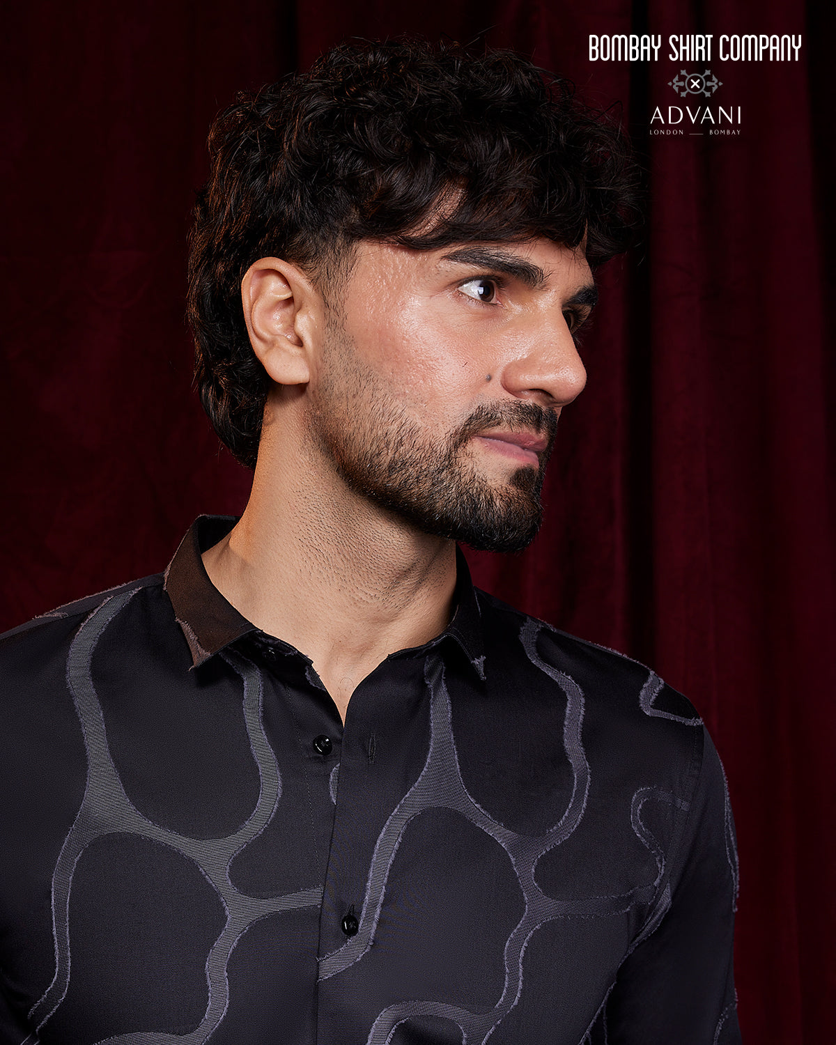BSC x ALB | Boulevard Jacquard Shirt - Black