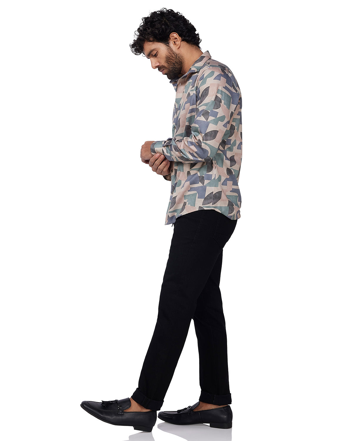 Abstract Printed Shirt - Multicoloured