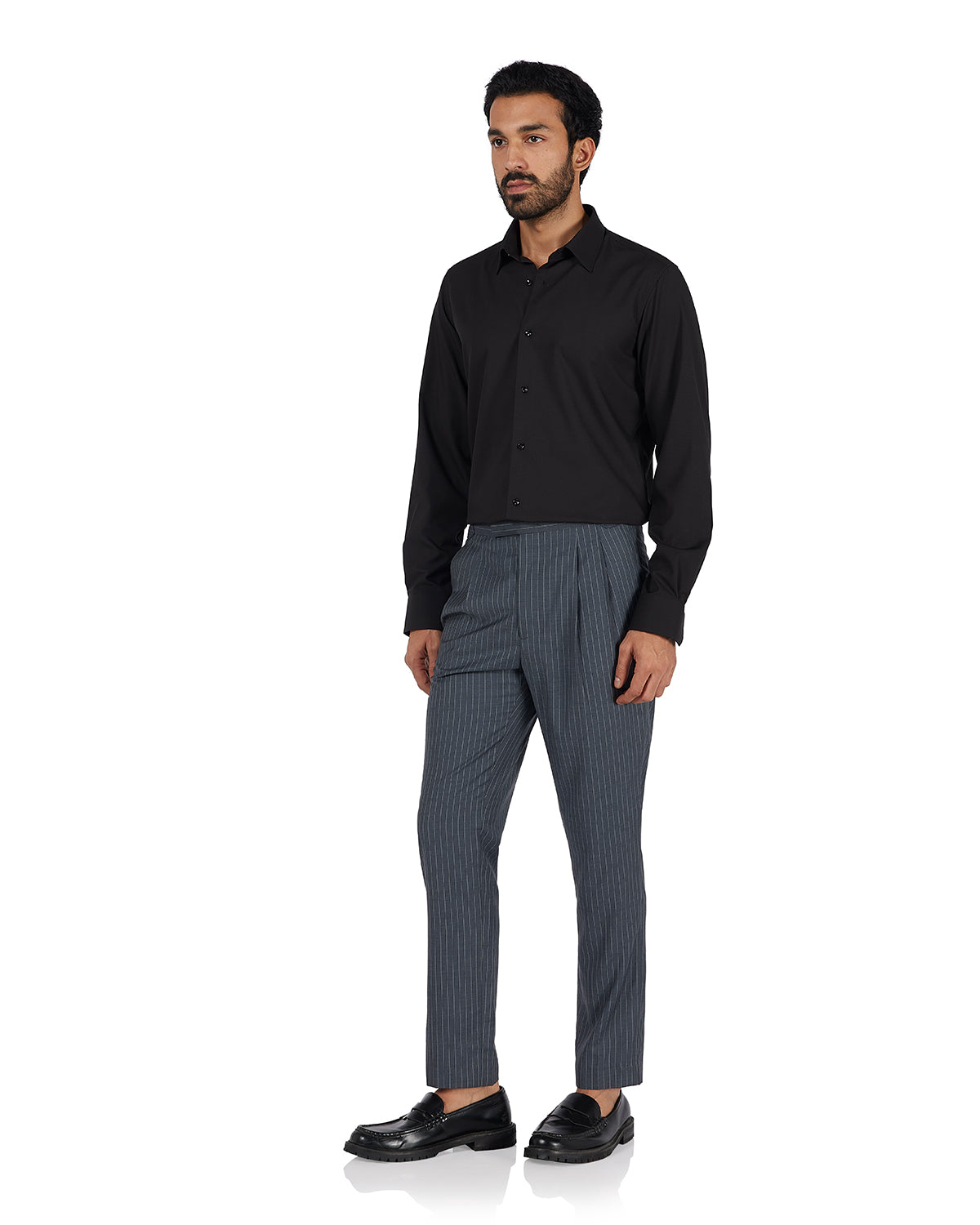 Stretch Dobby Shirt - Black