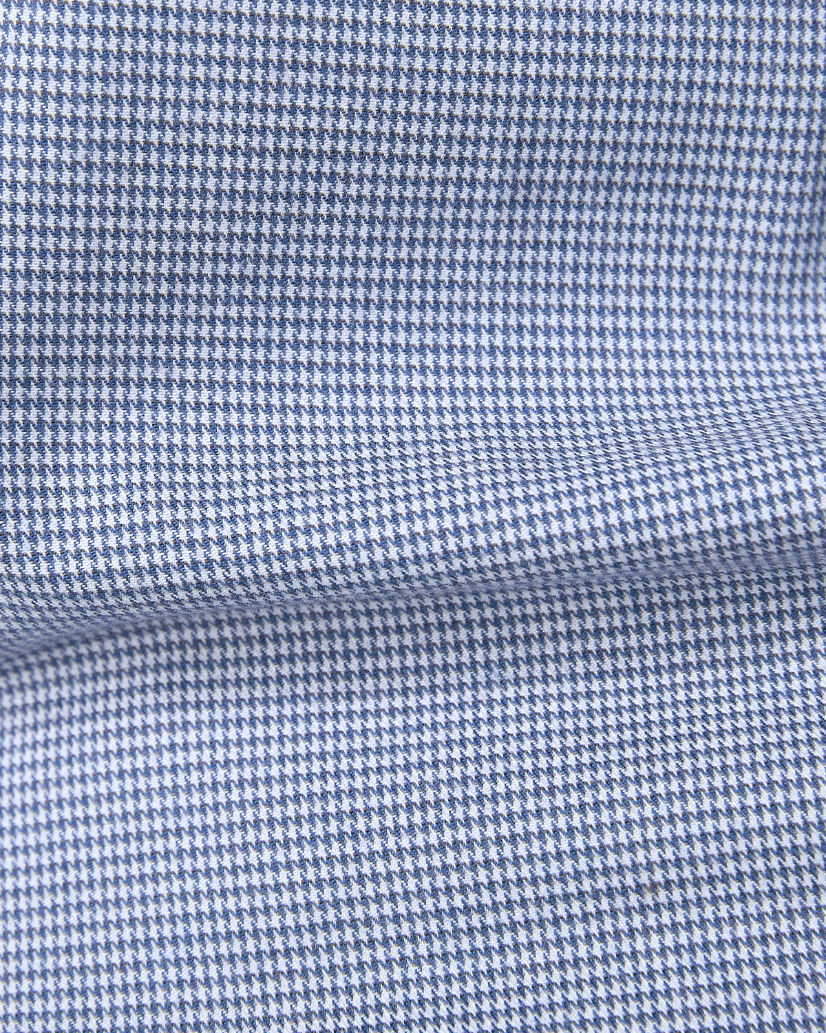 Brushed Houndstooth Shirt - Blue