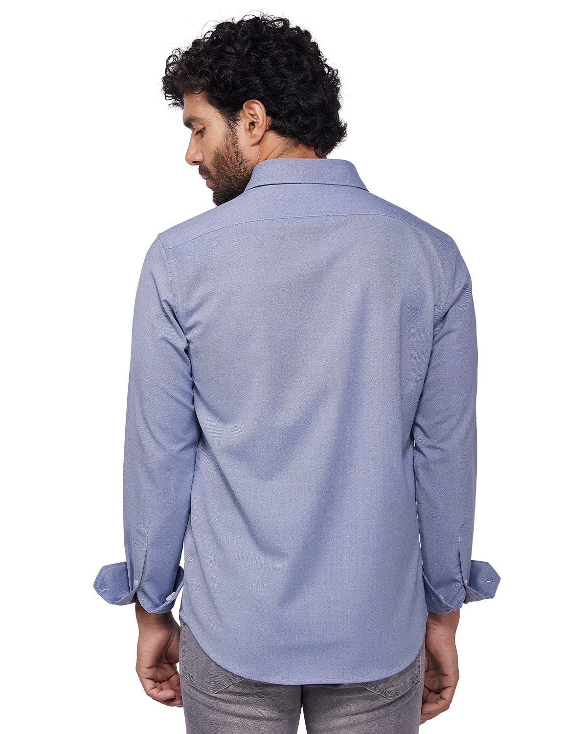 Japanese Stretch Oxford Shirt - Blue