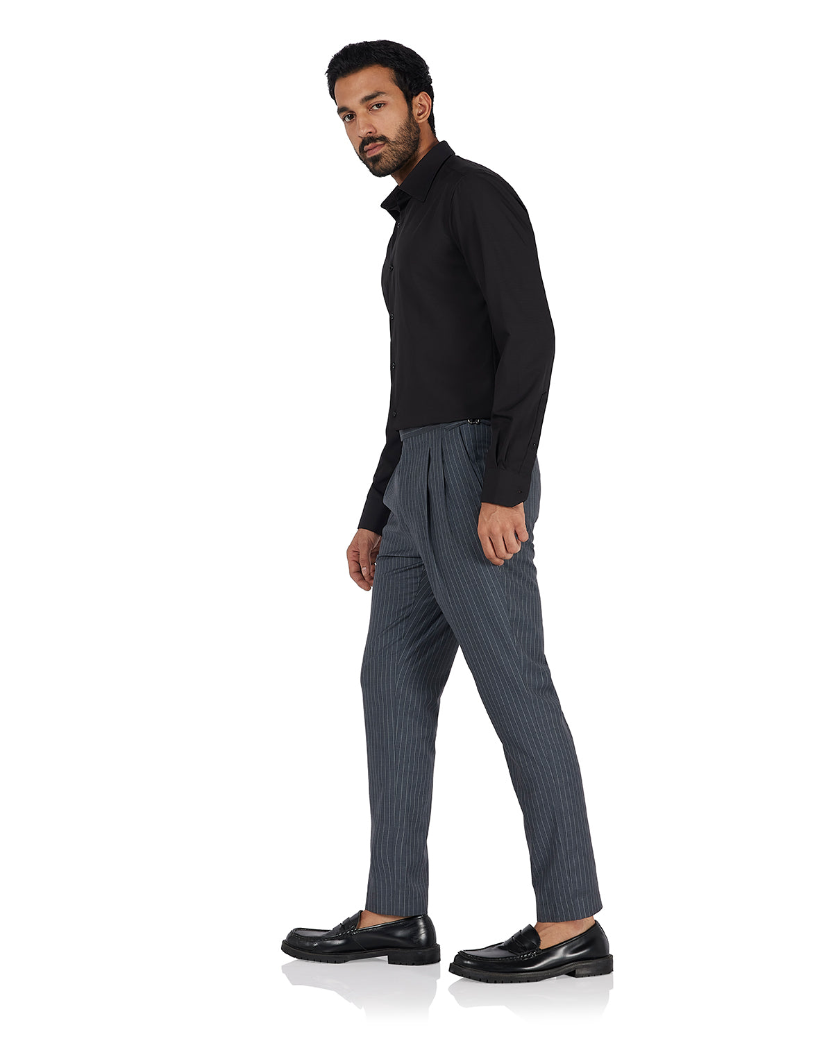 Stretch Dobby Shirt - Black