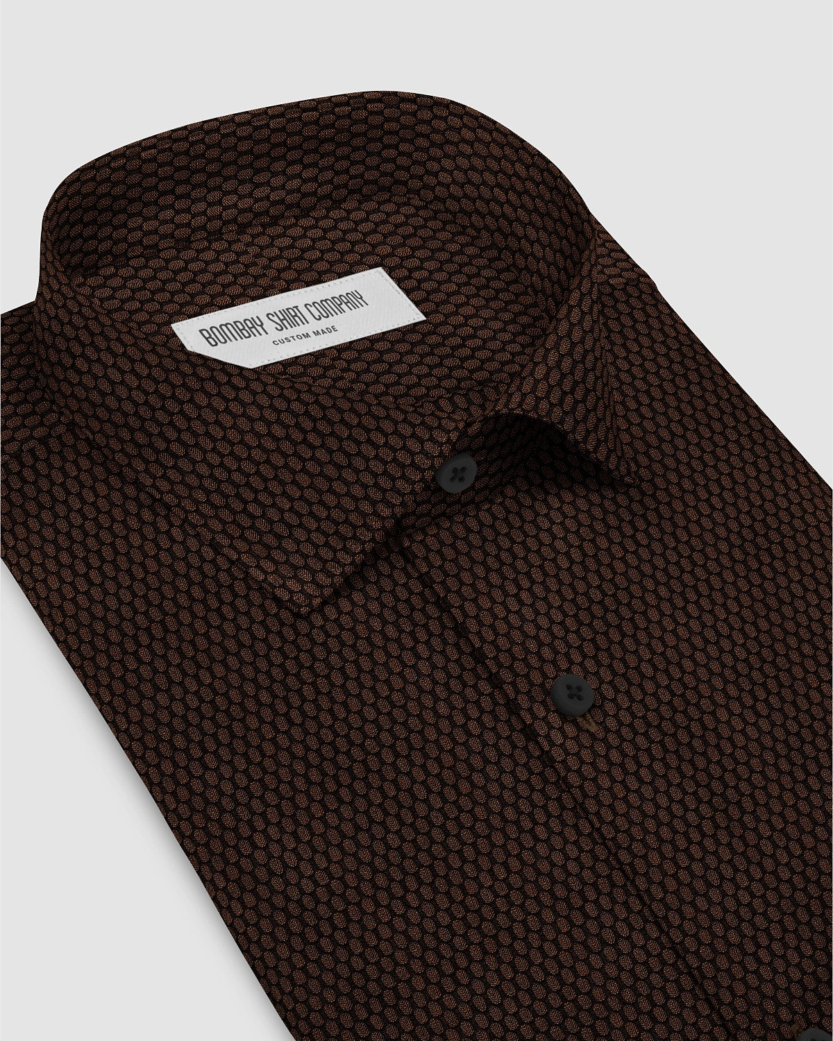 Terrafade Jacquard Shirt - Black & Brown