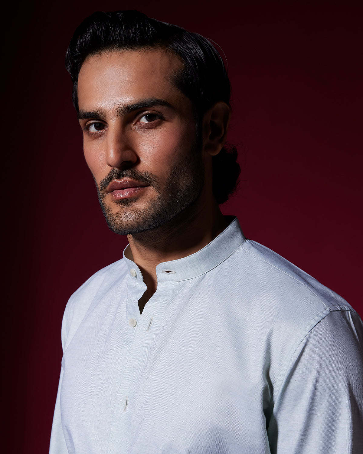 Veritas Slubby Twill Shirt - Moss Green