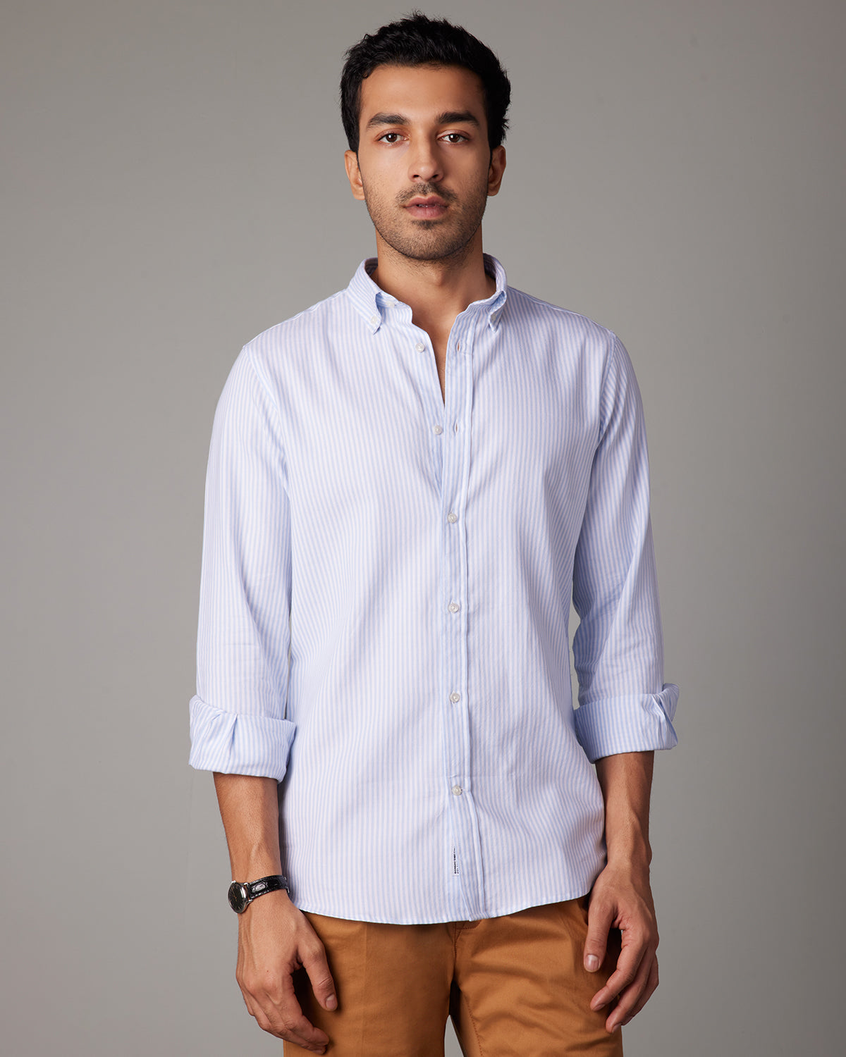 Bluebird Oxford Striped Shirt