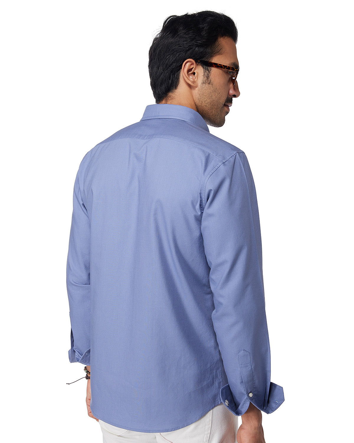 Washed Oxford Shirt - Bluish Grey