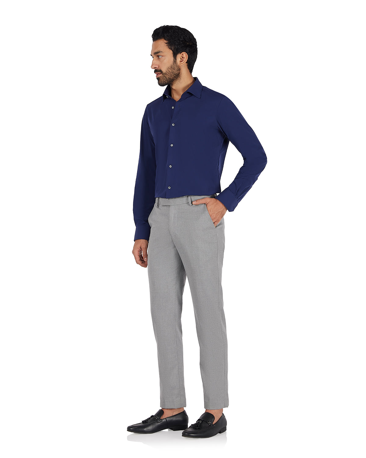 4-Way Stretch Shirt - Navy