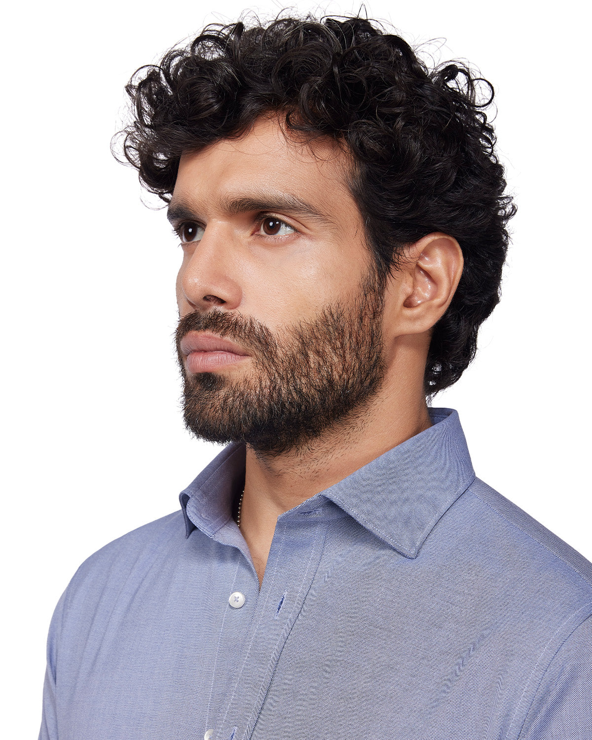 Japanese Stretch Oxford Shirt - Blue