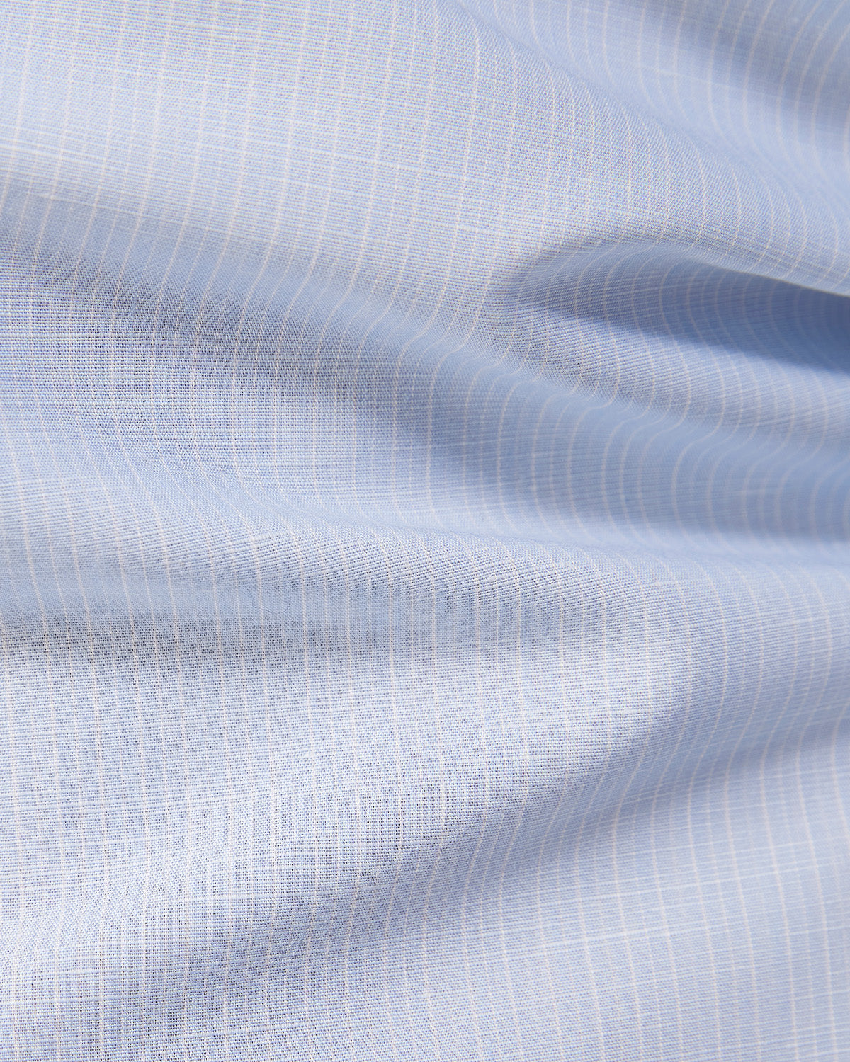 Slubby Cotton Linen Striped Shirt - Blue