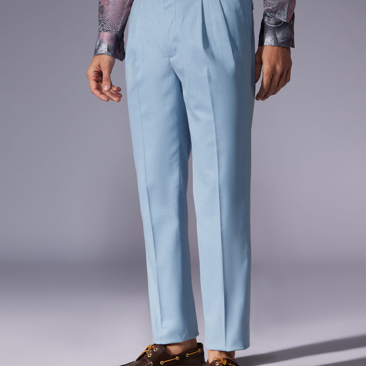 Solara Neapolitan Dress Pants Light Blue – Bombay Shirt Company