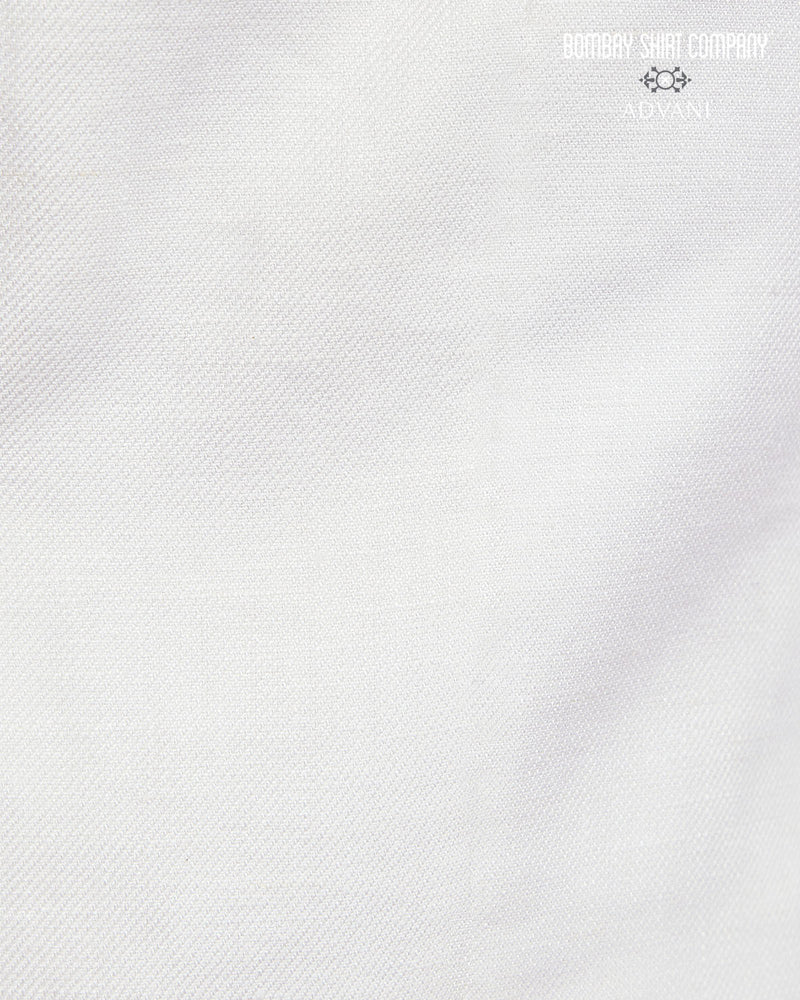 BSC x ALB | Encore 100% Linen Notched Collar Blazer - Cream