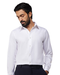 Wrinkle-Free Oxford Shirt - White
