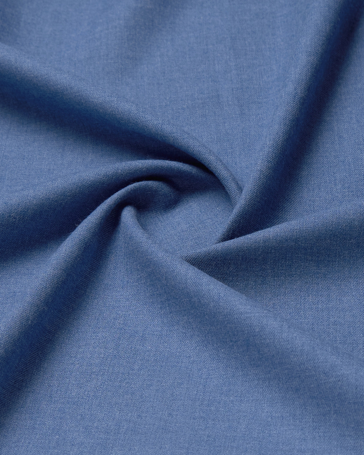 Sapphire Blue Brushed Twill Shirt