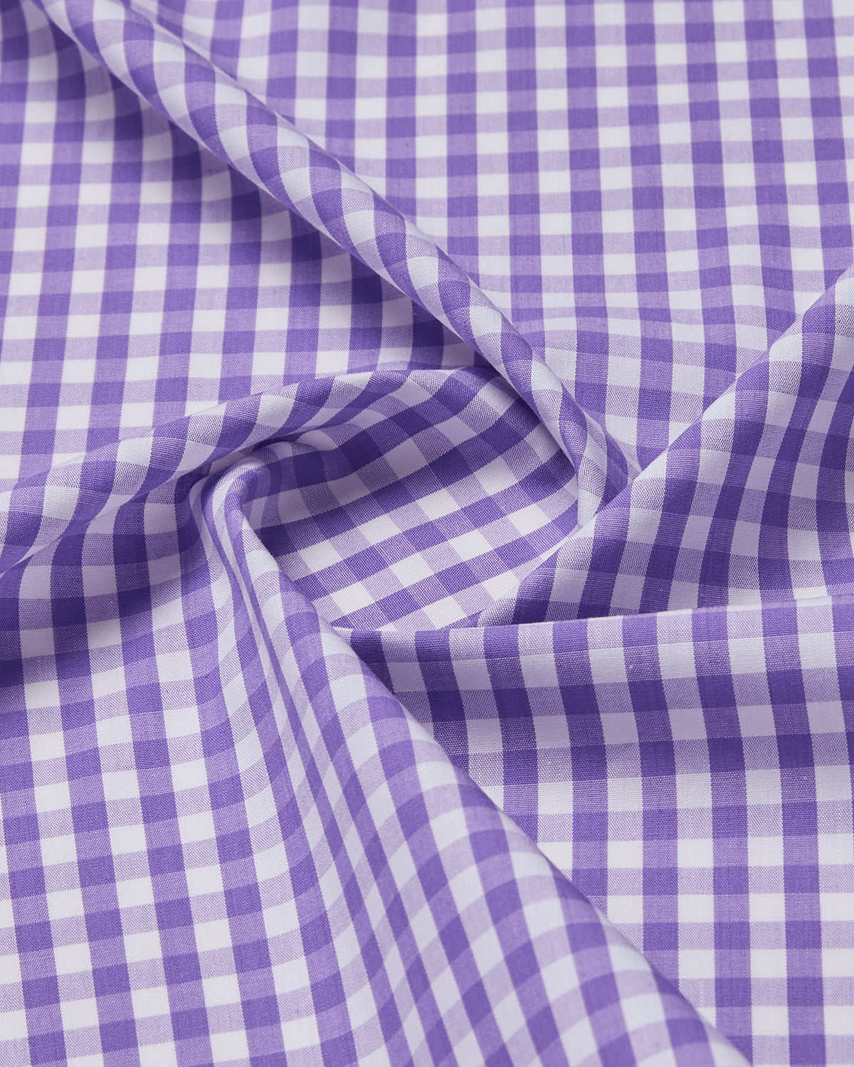 Gingham Checked Shirt - Purple