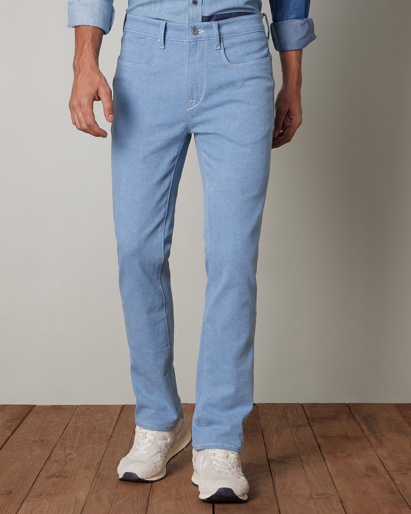 Arctic Blue Stretch Jeans.