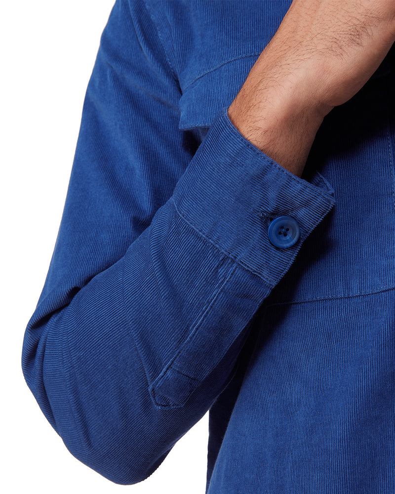 Ravine Corduroy Shacket - Blue