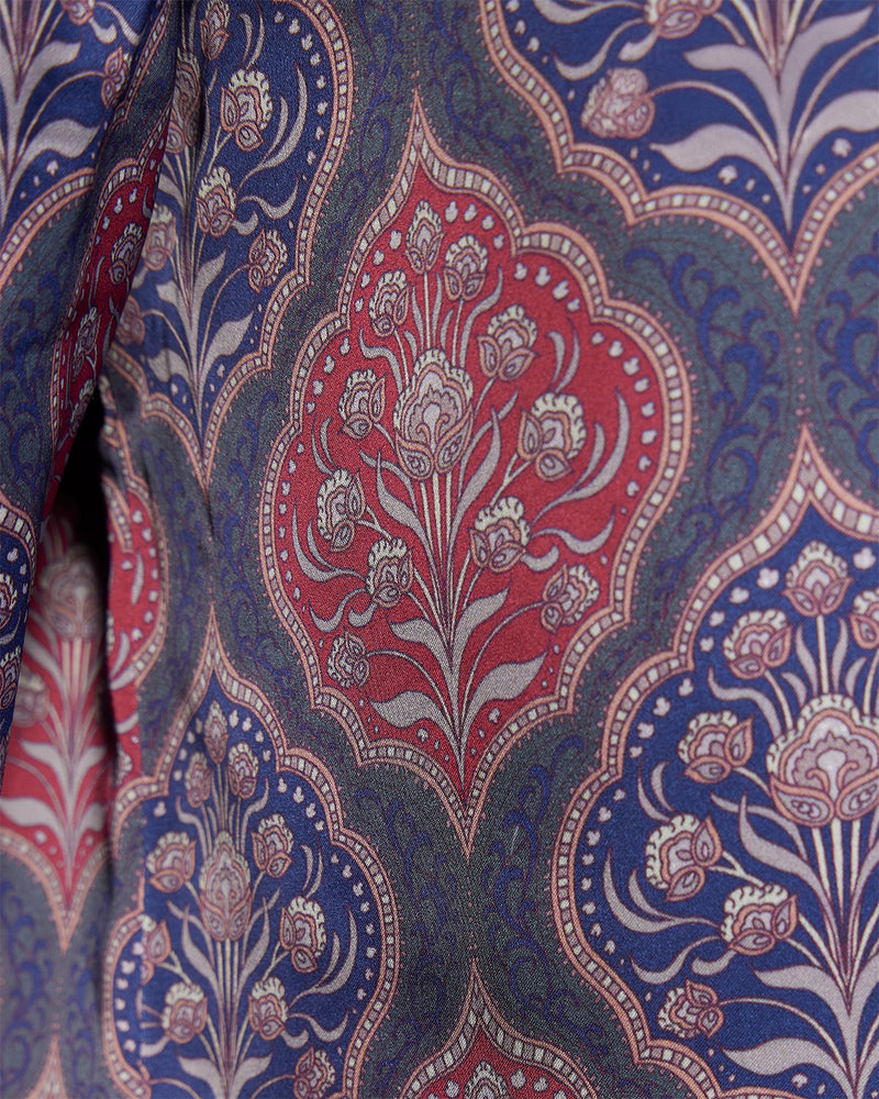 BSC x ALB | Bellini Vegan Silk Floral Printed Shirt - Multi