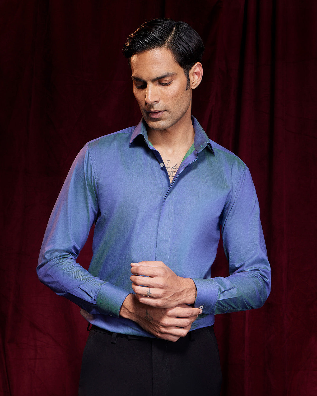 BSC x ALB | Vesper Twill Shirt - Purple