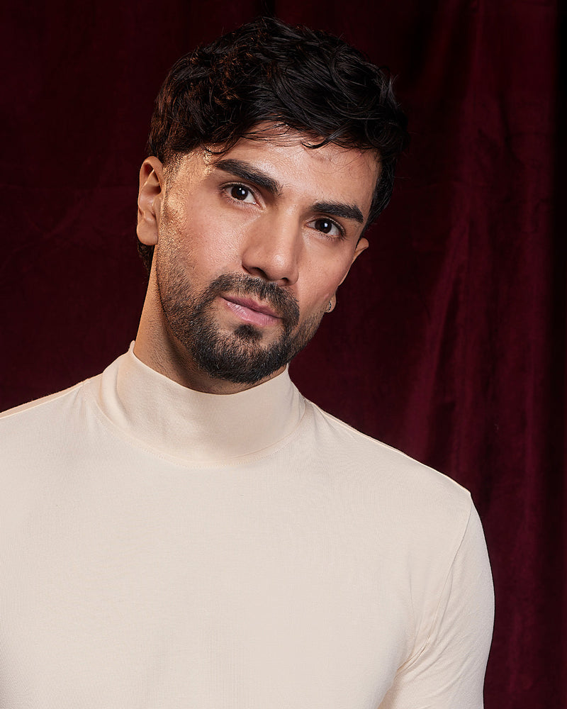 BSC x ALB | Turtleneck Toast T-Shirt - Cream