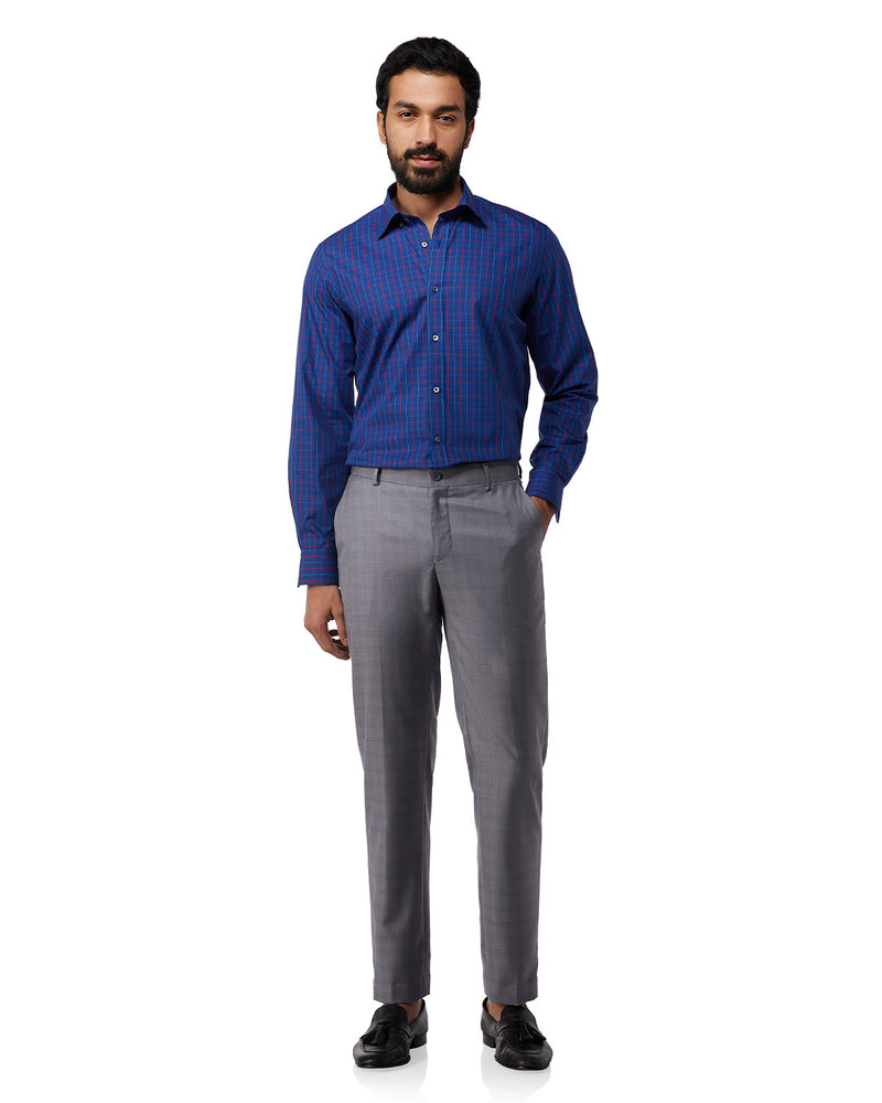 Corsair Checked Dress Pants - Grey