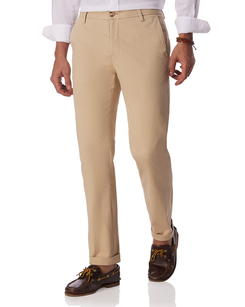Elevate Everyday Stretch Chinos - Dark Beige