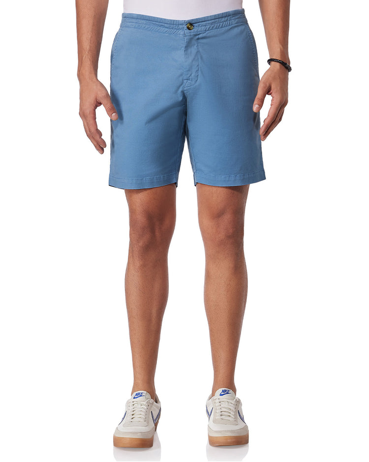 Urban Stretch Washed Shorts - Light Blue