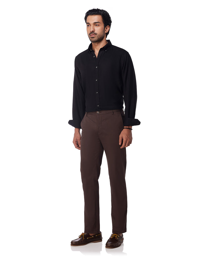 Elevate Everyday Stretch Chinos - Dark Brown