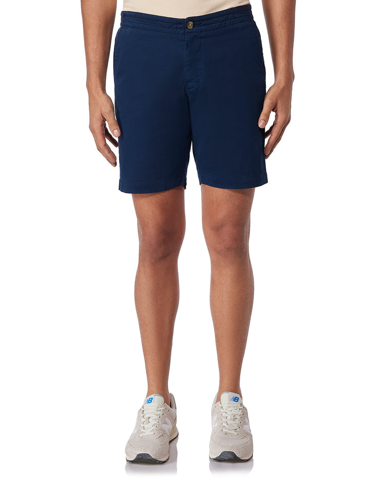 Urban Stretch Washed Shorts - Navy