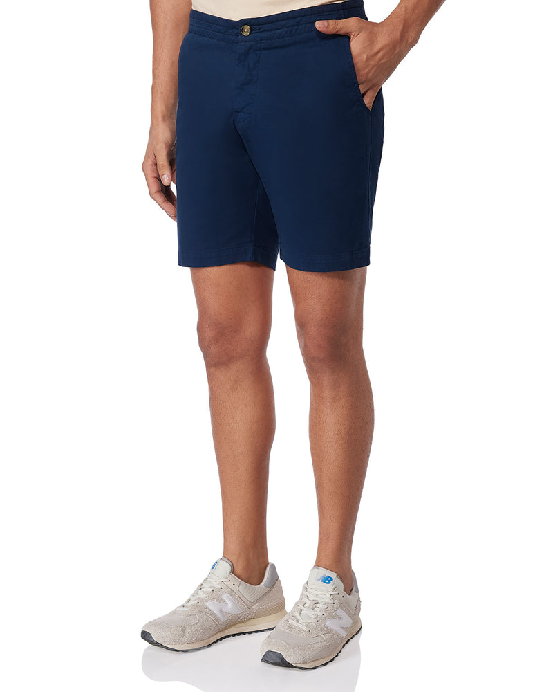 Urban Stretch Washed Shorts - Navy