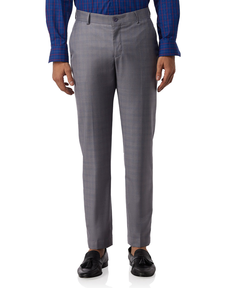 Corsair Checked Dress Pants - Grey