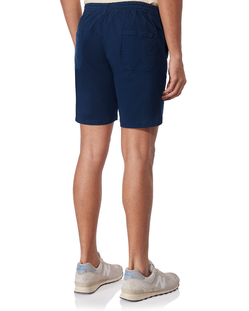 Urban Stretch Washed Shorts - Navy