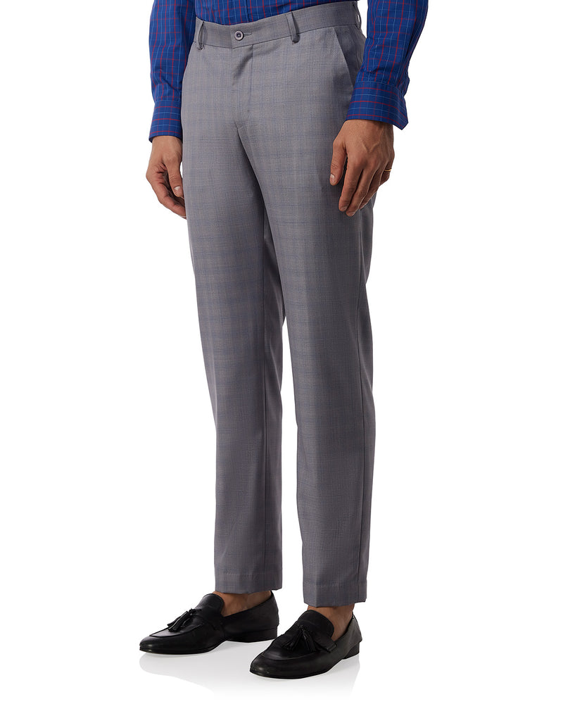 Corsair Checked Dress Pants - Grey
