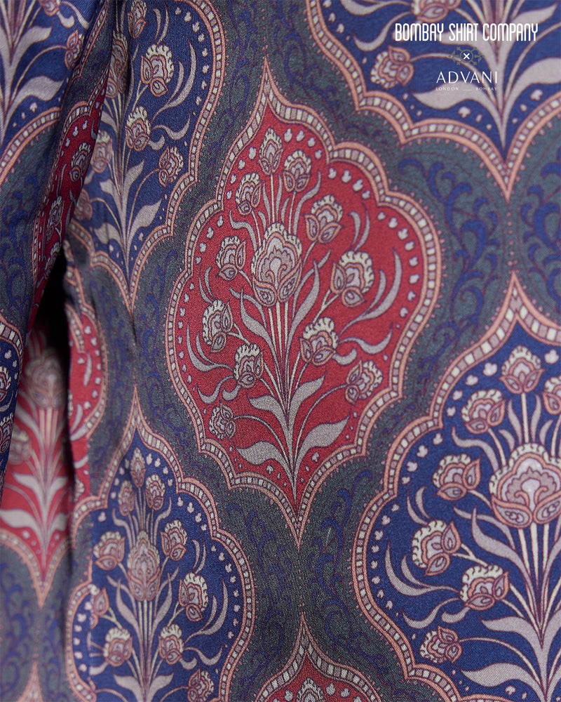 BSC x ALB | Bellini Vegan Silk Floral Printed Shirt - Multi
