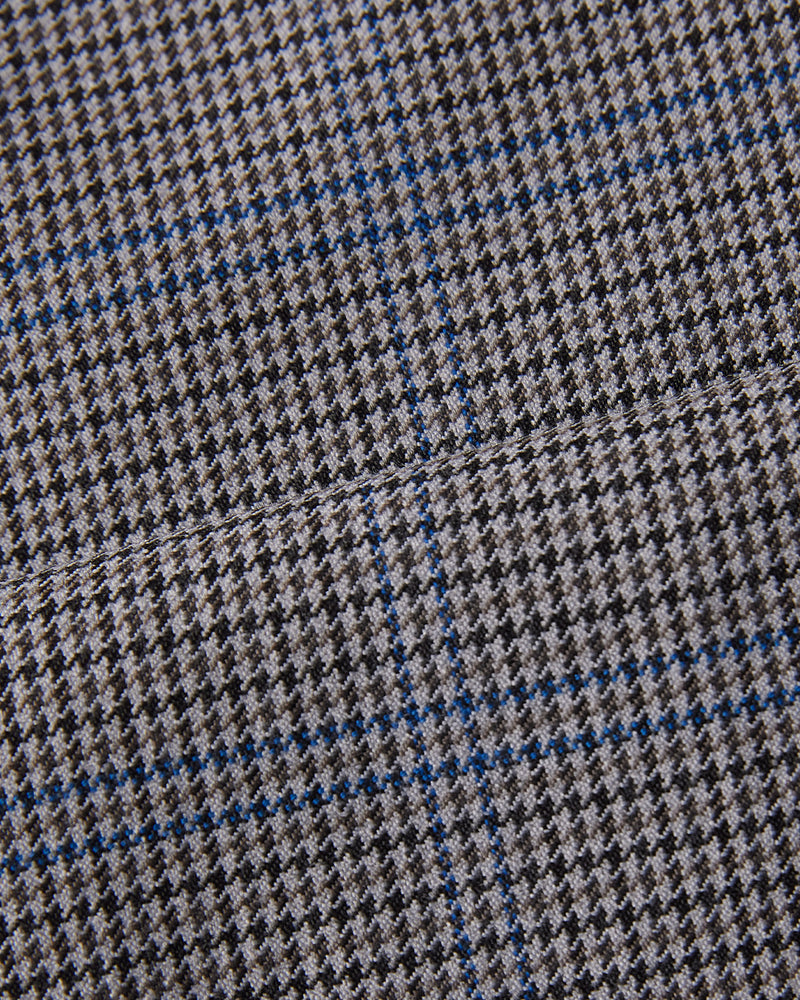 Fluence Stretch Houndstooth Dress Pants - Grey