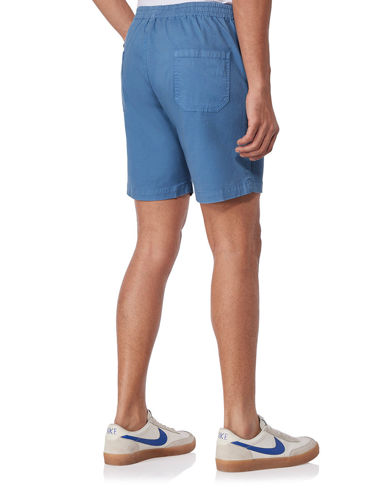 Urban Stretch Washed Shorts - Light Blue