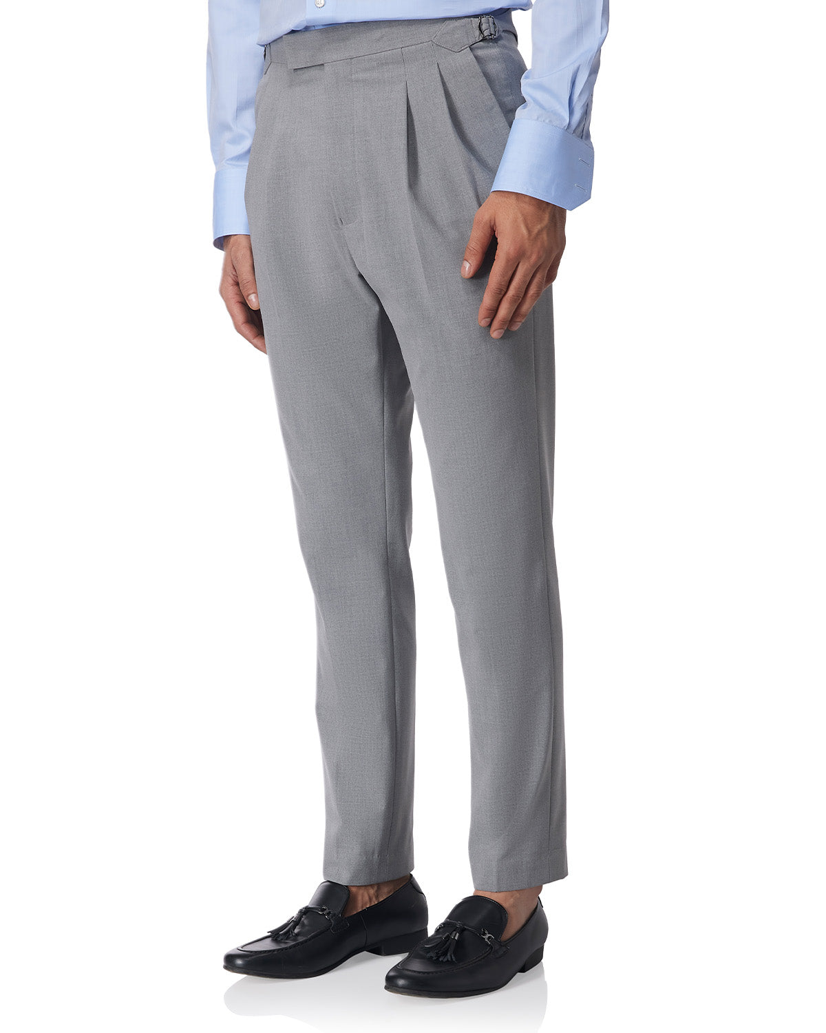 Polaris 4-Way Stretch Neapolitan Dress Pants - Light Grey