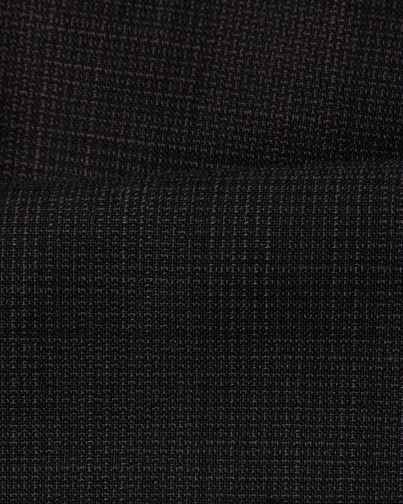 Quorum Checked Stretch Dress Pants - Black