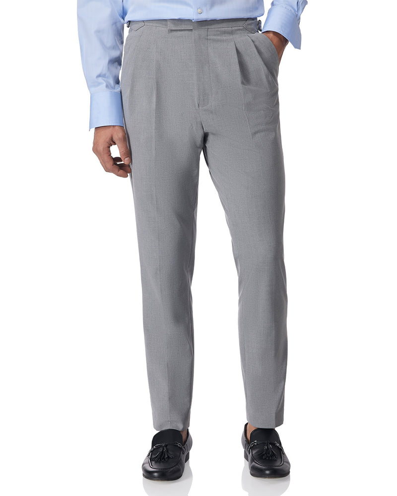 Polaris 4-Way Stretch Neapolitan Dress Pants - Light Grey