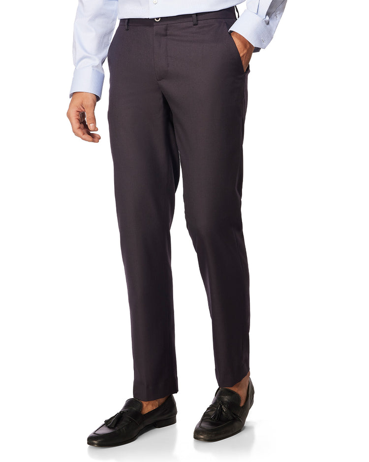Chancellor Blended Wool Dress Pants - Navy