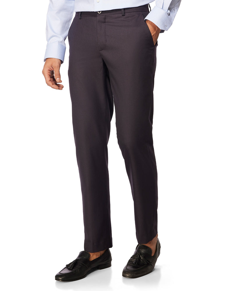 Chancellor Blended Wool Dress Pants - Navy