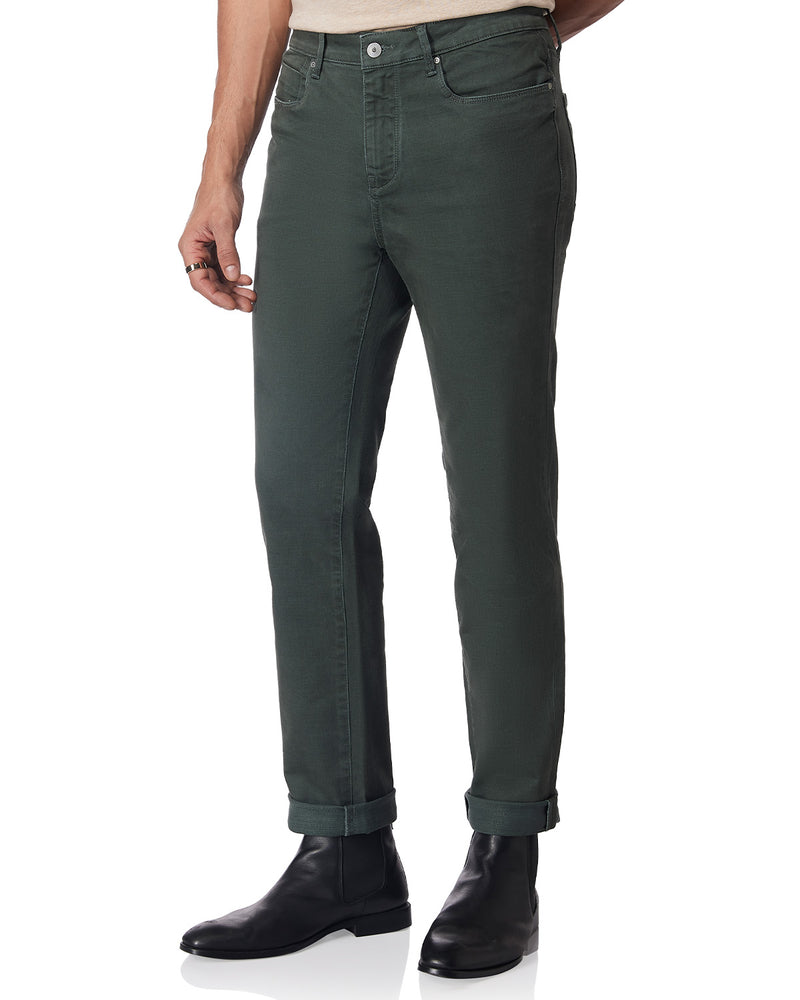 Noble Dobby Stretch Jeans - Olive